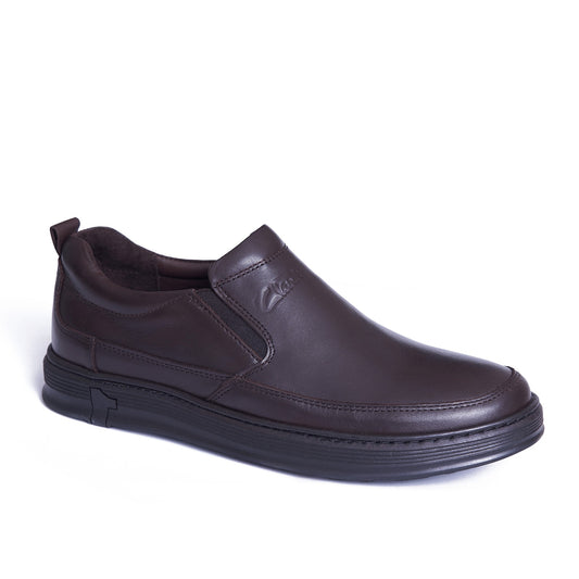 Men's  Oxford Shoes - Brown Color.
