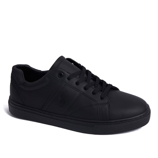 Timeless Men's Slip-in Sneakers Model V167-  Black color