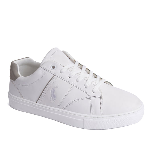 Timeless Men's Slip-in Sneakers Model V167- White color