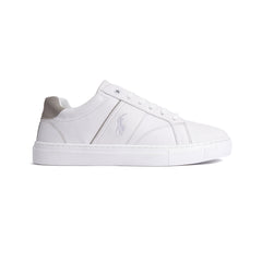 Timeless Men's Slip-in Sneakers Model V167- White color
