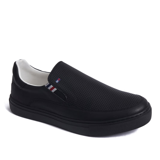Men's Sleek and Stylish Sneaker model v51 - Black Color