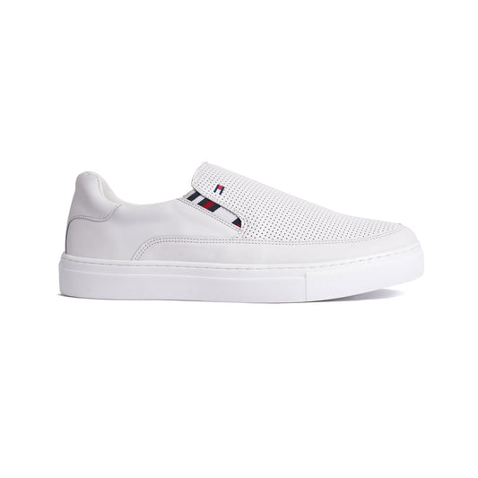 Men's Sleek and Stylish Sneaker model v51 -  white Color
