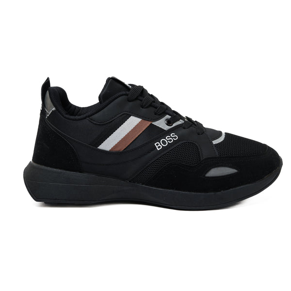 Men’s Black Mesh Sneakers Model 901 – Sporty Comfort by Koka