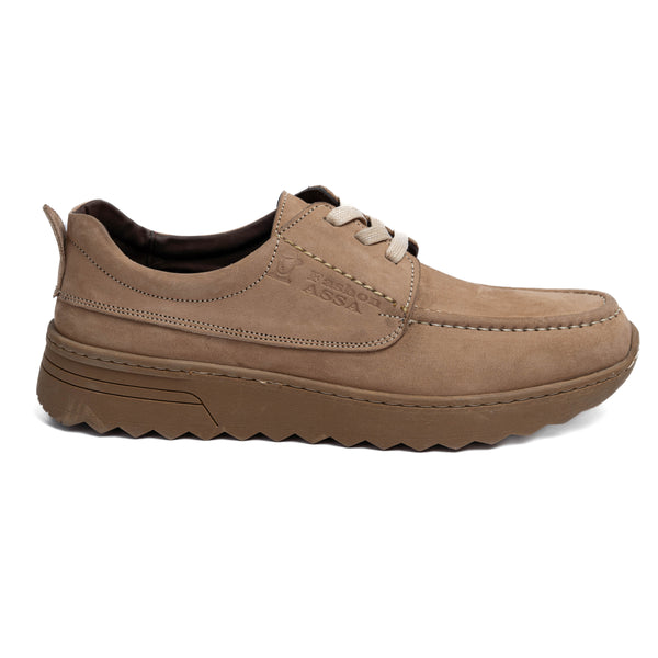 Men's Sleek and Stylish Sneaker model A10 - Beige Color