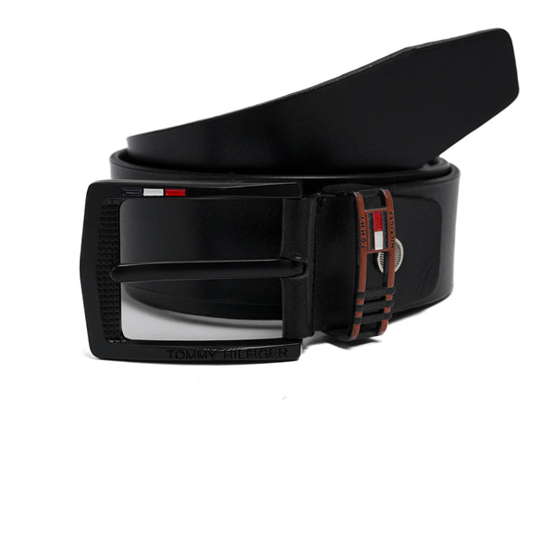 Men's Leather Belt- Black color Model B3