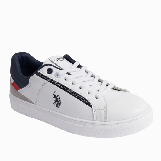 Men's Sleek and Stylish Sneaker model A41 -  white Color