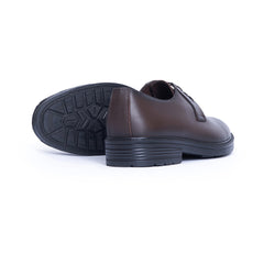    AS17 حذاء رجالي بني تصميم كلاسيك من الجلد الطبيعي من كوكا ستور موديل