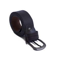 4 CM Crushed genuine leather Belt -  Lux  - Brown Color Model B6001