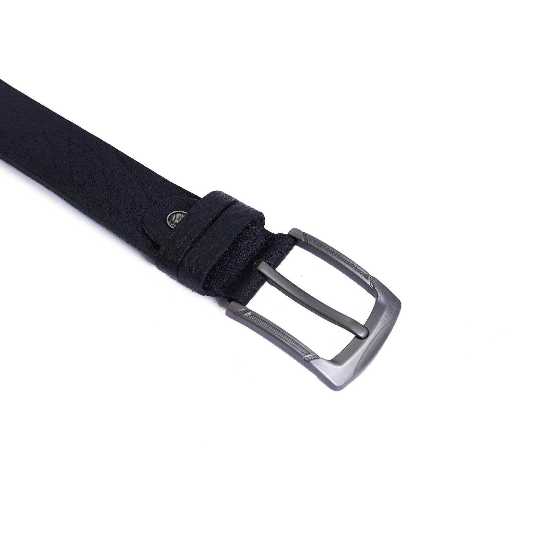 4 CM Super genuine leather Belt - Super Lux - Black Color Model B9001