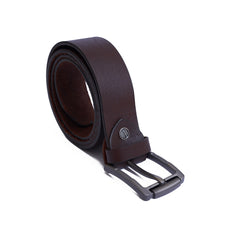 4 CM Super genuine leather Belt - Super Lux - Brown Color Model B9001