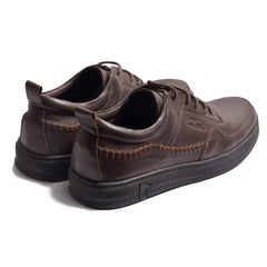 Men's Casual leather shoes - Brown Color.