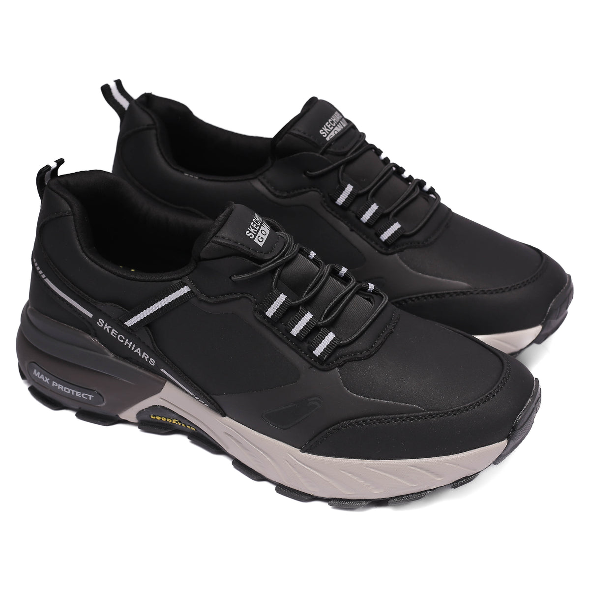 Men's Skechers Sleek and Stylish - Black Color | Model L41