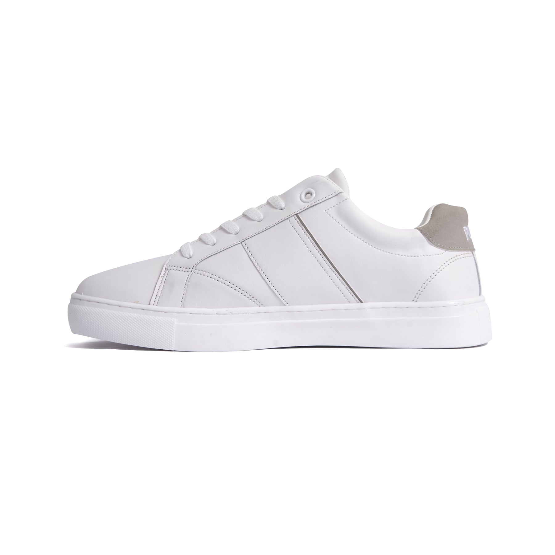 Timeless Men's Slip-in Sneakers Model V167- White color