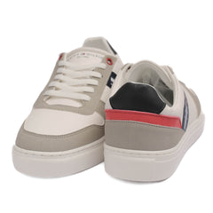 Men's Fashion Sneaker -Model V184 in White.