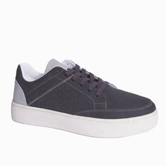 Grey men's sneaker, sleek and stylish design