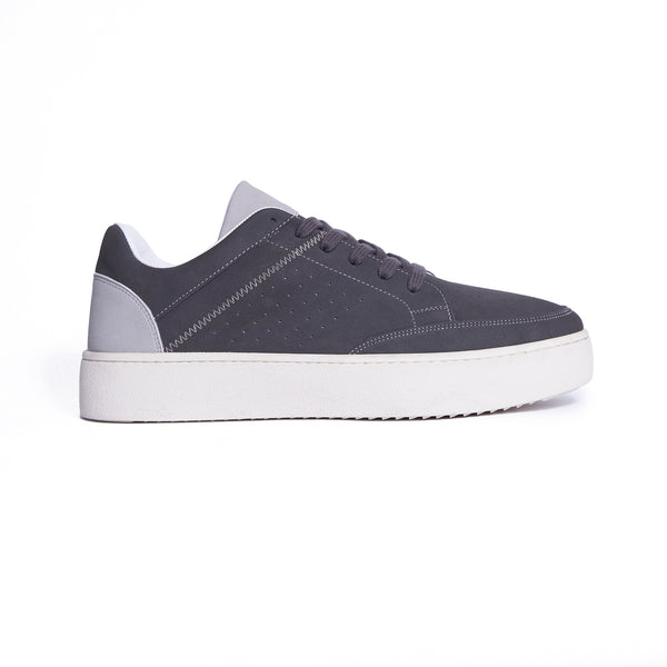 Grey men's sneaker, sleek and stylish design