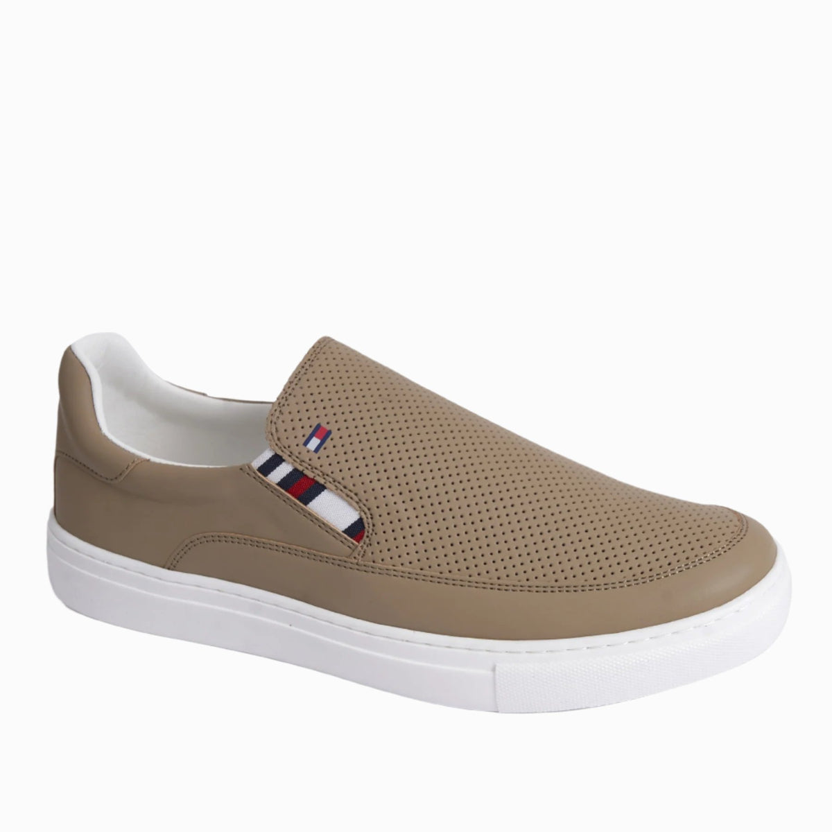 Men's Sleek and Stylish Sneaker model v51 - Beige Color