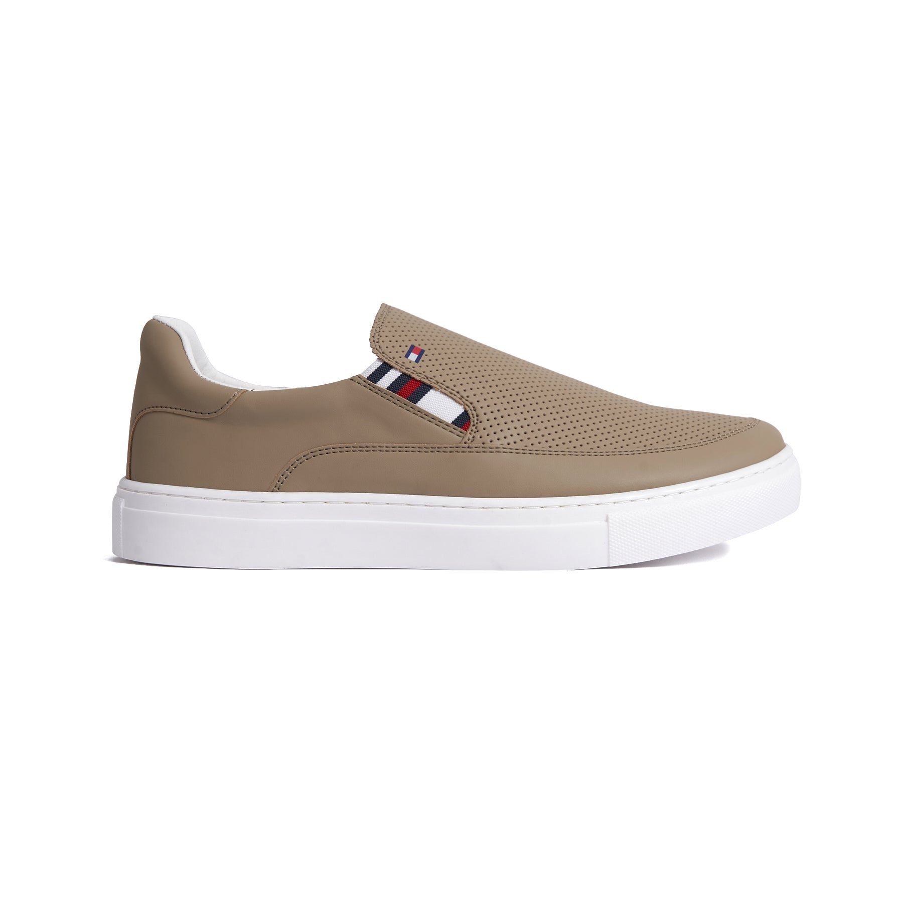 Men's Sleek and Stylish Sneaker model v51 - Beige Color