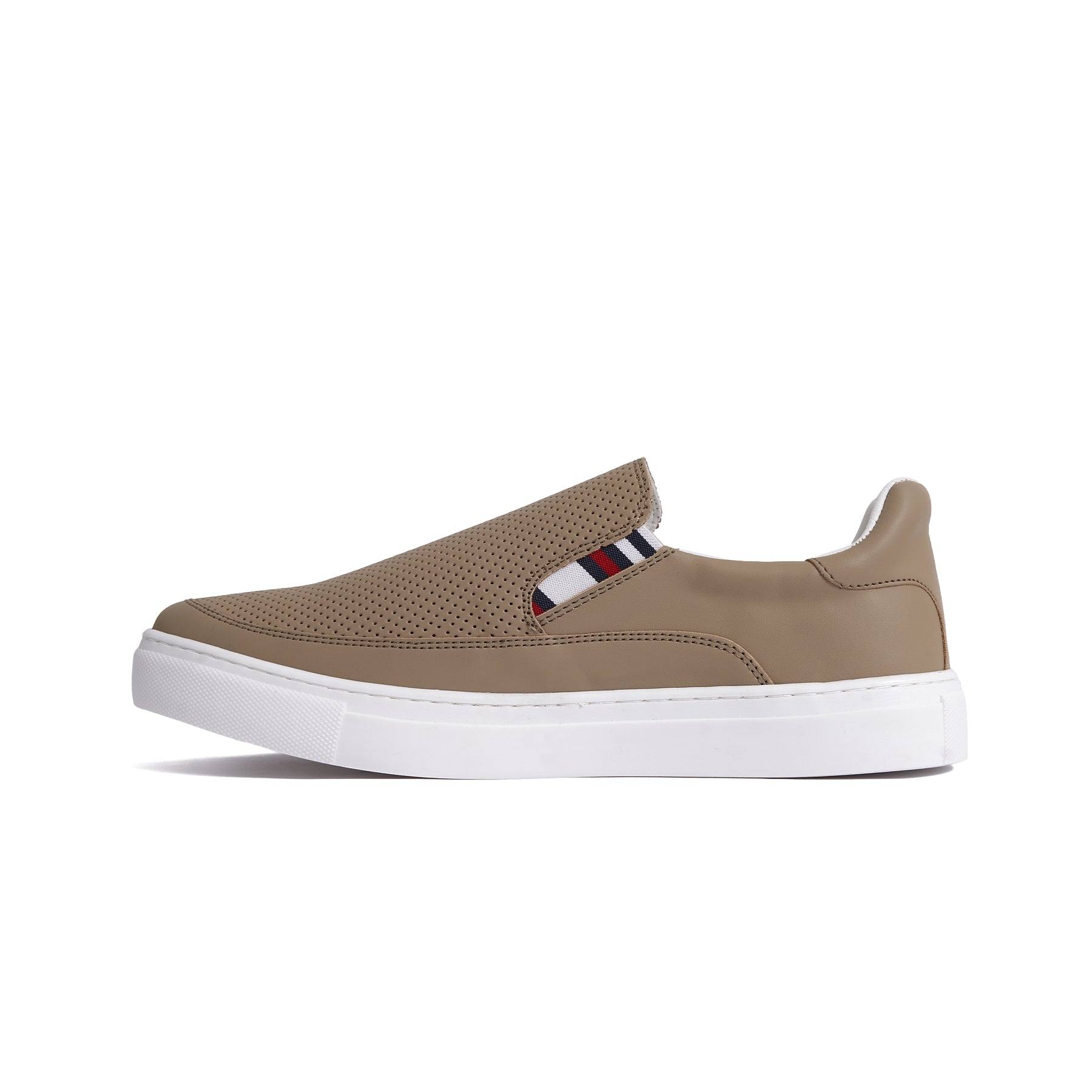 Men's Sleek and Stylish Sneaker model v51 - Beige Color