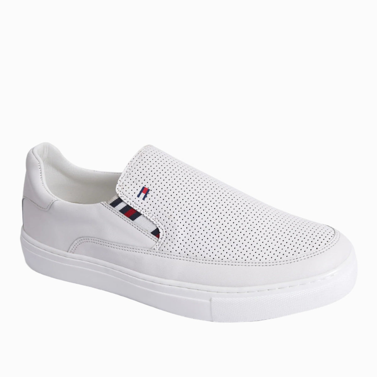 Men's Sleek and Stylish Sneaker model v51 -  white Color