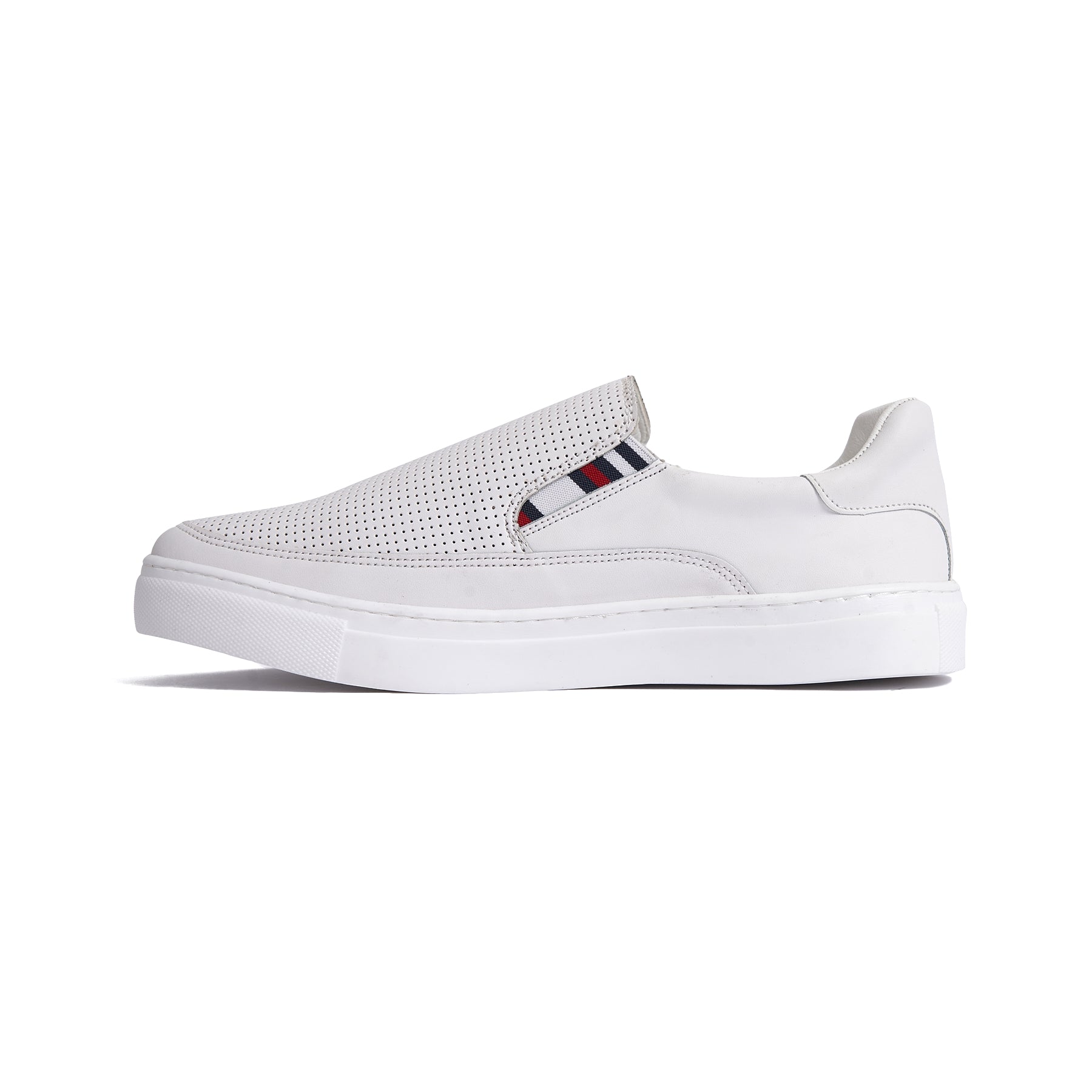 Men's Sleek and Stylish Sneaker model v51 -  white Color