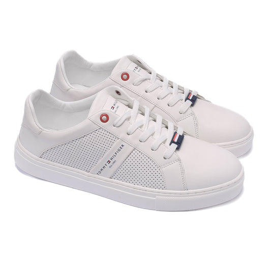 Men's Fashion Sneaker -Model V999 in White.