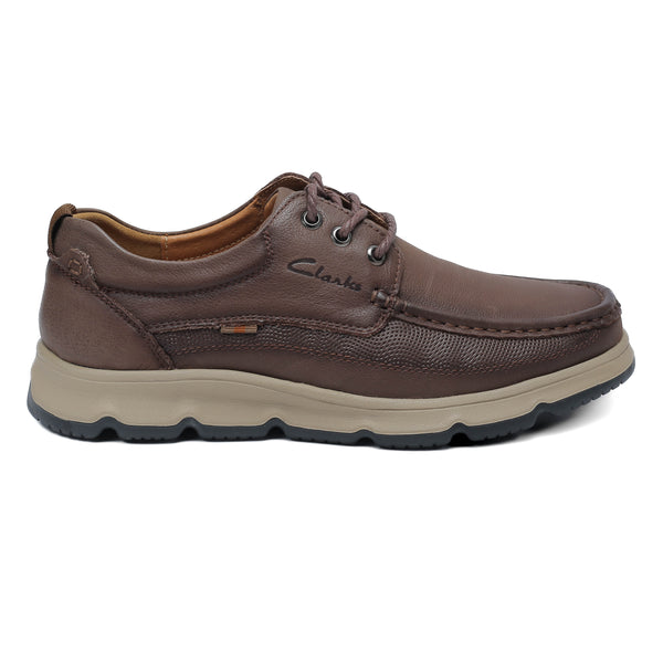 Clarks Original Men’s Leather Casual Shoes – Brown Comfort Walk