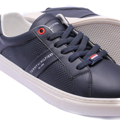 "Men's fashion sneaker, Model V999 in navy – sleek design with a versatile and modern look."