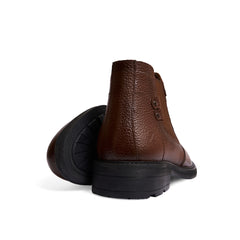 Men's leather half boots model VB100 - Havan color.