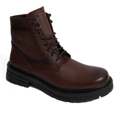 Men's leather half boots model Vb510- Havan color.