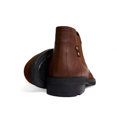 Men's  leather half boots model VBS100- Havan color.